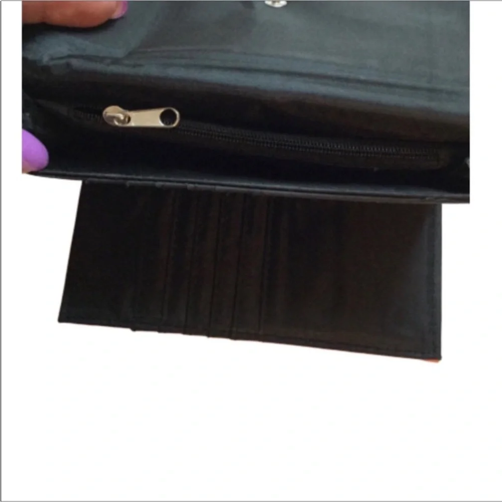 Wet Seal Trifold Wallet with Bow Peach NWOT